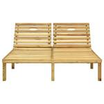 Sonnenliege 315398 Braun - Massivholz - Holzart/Dekor - 138 x 77 x 200 cm