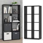 Meuble de rangement cube Scutum 30169 Noir - 72 x 143 x 29 cm