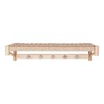 Wandgarderobe Abano Braun - Massivholz - 78 x 17 x 31 cm