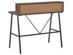 Ensemble pour bureau FOSTER Noir - Marron - Bois manufacturé - 100 x 152 x 53 cm