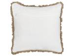 Coussin décoratif CORNALES Beige - Gris - Blanc - Fibres naturelles - 45 x 15 x 45 cm