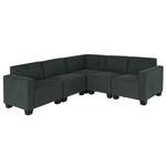 Sofa-System Couch-Garnitur Moncalieri Anthrazit