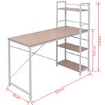 Schreibtisch Braun - Kunststoff - Massivholz - 120 x 120 x 120 cm