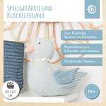 Kuscheltier Ente Blau - Textil - 8 x 17 x 20 cm