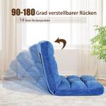 Bodenstuhl HV10355 Blau - Textil - 56 x 15 x 105 cm