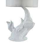 Tischlampe Nashorn 1 Weiß - Metall - 24 x 48 x 24 cm