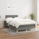 Boxspringbett 3017288-2 Dunkelgrau - 123 x 193 cm