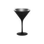 Cocktailschalen Elements 6er Set Schwarz - Silber