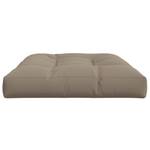 Coussin de palette 3007234-5 Taupe - 80 x 120 cm