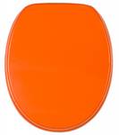 WC-Sitz Orange Orange - Holzwerkstoff - 38 x 6 x 47 cm