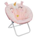 Kinderklappsessel LICORNE Pink - Kunststoff - 23 x 51 x 40 cm