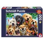 Puzzle Hunde Selfie 500 Teile Papier - 24 x 4 x 34 cm