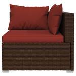 Salon de jardin (lot de 2) 3013629-10 Marron - Rouge - Brun rouge