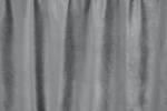 Rideaux en velours | gris clair Gris - Matière plastique - 150 x 250 x 250 cm
