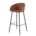 Tabouret de bar Kalba (Lot de 2) Marron foncé