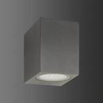 Wandleuchte A-414123 Grau - Glas - Metall - 7 x 8 x 9 cm