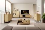 Kommode SCANDI 2D3S Beige - Holzwerkstoff - Kunststoff - 157 x 82 x 40 cm