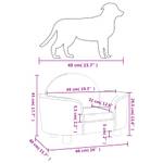 Hundebett  171839 Grau - Metall - 40 x 45 x 66 cm