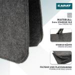 Filztasche Conny 4er-Set Grau - Textil - 50 x 25 x 25 cm