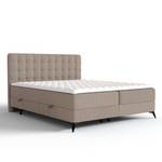 Boxspringbett Annakie Bonell Federkern Braun - Breite: 180 cm