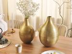 Blumenvase MOHENJO 2-tlg Gold - Metall - 21 x 32 x 21 cm