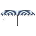 Markise 3007209-2 Blau - Metall - 450 x 300 x 450 cm