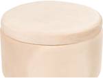 Pouf SILAS Beige - Creme - Gold