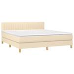 Boxspringbett 3017288-20 Creme - Breite: 160 cm