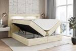 Boxspringbett - NOEL GOLD - LED Beige - Breite: 160 cm - H4