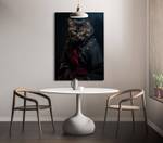 Leinwandbild The Dark Cat 70 x 105 cm