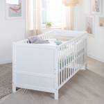 Mitwachsendes Babybett Easy Sleep Weiß - Holzwerkstoff - 78 x 78 x 142 cm