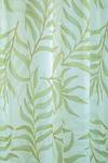 Vorhang grün Blätter Wohnzimmer Grün - Textil - 140 x 245 x 1 cm