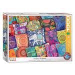 Puzzle Indische Kissen 1000 Teile Papier - 26 x 6 x 36 cm