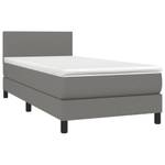 Boxspringbett 3017265-2 Dunkelgrau - Breite: 100 cm