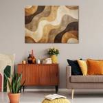 KUNSTDRUCK Earthy Waves 100 x 70 cm