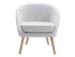 Fauteuil  LINDALE Gris - Textile - 68 x 77 x 72 cm