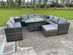 Set Sitzer 10 Gartenm枚bel Rattan Sofa