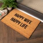 Life Happy Fu脽matte Happy Wife