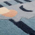 BLUE TIGGER tapis enfant tigre Bleu - Fibres naturelles - Textile - 65 x 2 x 125 cm