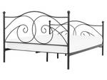 Doppelbett DINARD Schwarz - Breite: 167 cm