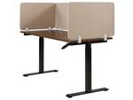 Cloison amovible de bureau SPLIT Beige - Textile - 72 x 50 x 1 cm