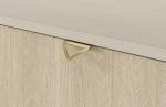 Kommode mit Schubladen FIRR Sand Beige Beige