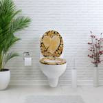 Wood - mit Heart Absenkautomatik WC Sitz