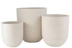 Set Von Weiß - Keramik - Ton - 55 x 62 x 55 cm