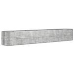 Hochbeet M626017 Silber - 440 x 68 x 440 cm