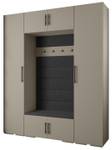 Garderobe Inova 3 Z13 Schwarz - Grau - Schwarz