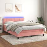 Boxspringbett 3017268-8 Pink - 144 x 193 cm