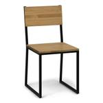 Lot de 2 chaises Oxford 40x40x86cm NG-EV Noir - Bois massif - Bois/Imitation - 40 x 86 x 40 cm