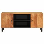 TV-Schrank D626 Braun - Massivholz - 33 x 46 x 105 cm