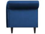 Chaise longue LUIRO Bleu - Bleu marine - Chêne foncé